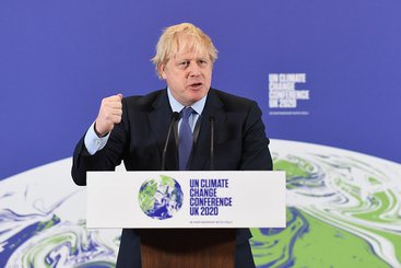 Boris Johnson launch of COP26
