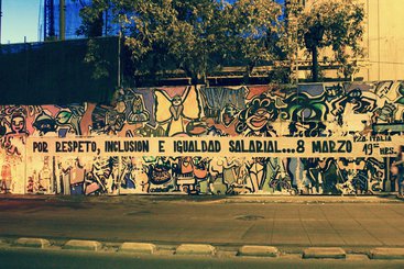 Chile 8M demonstration, 2018. Emilie Tant/ODI