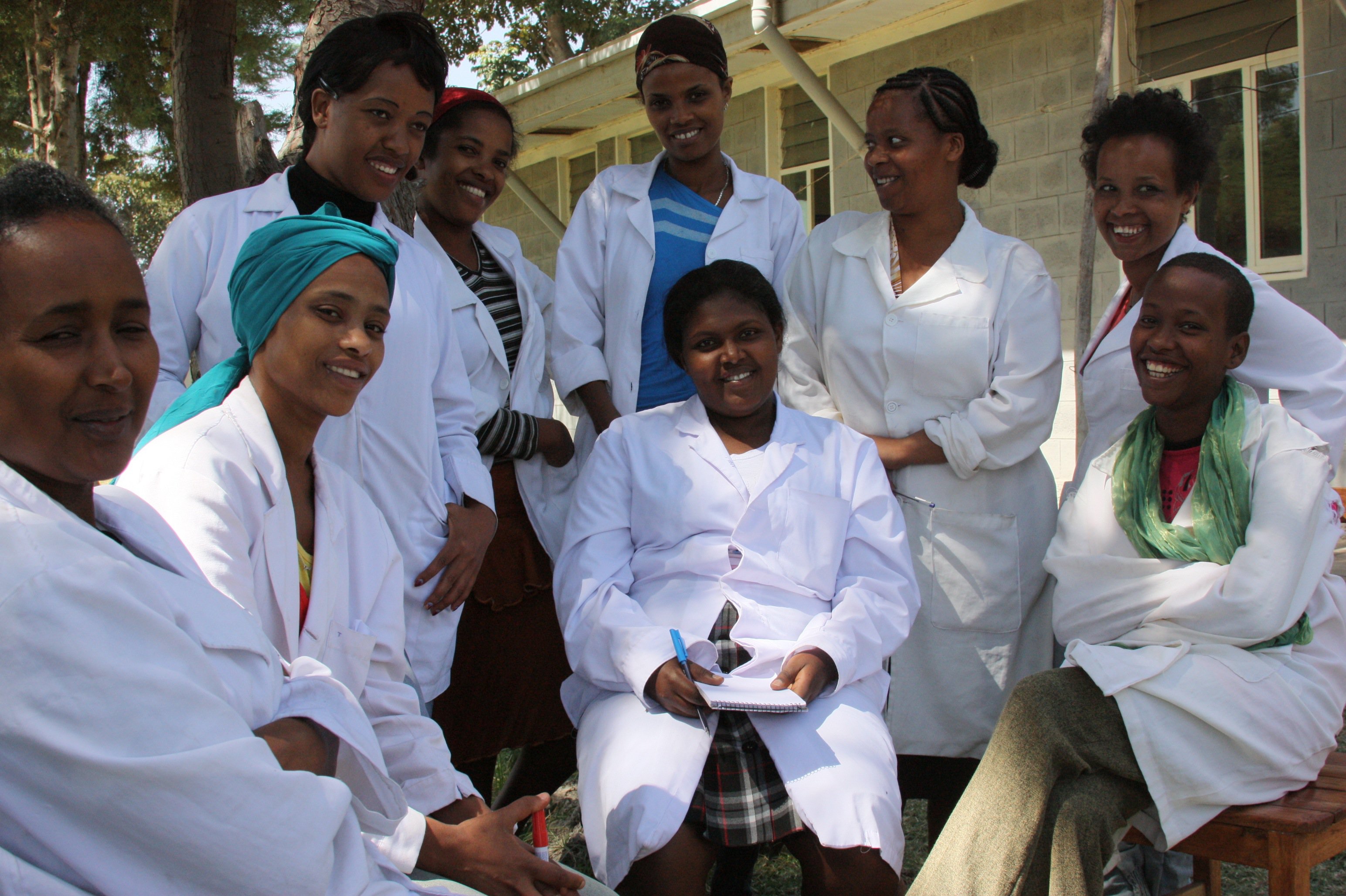 A group of doctors in Ethiopia