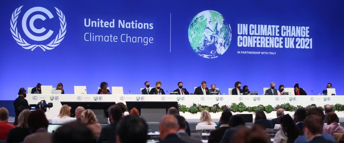 UNFCCC COP26 declaration announcement November 13, 2021.