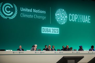 NOVEMBER 30: Delegates during the UNFCCC Formal Opening of COP28 at the UN Climate Change Conference COP28 at Expo City Dubai on November 30, 2023, in Dubai, United Arab Emirates.