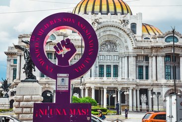 Eve Orea_Mexico City antiGBV monument 2020