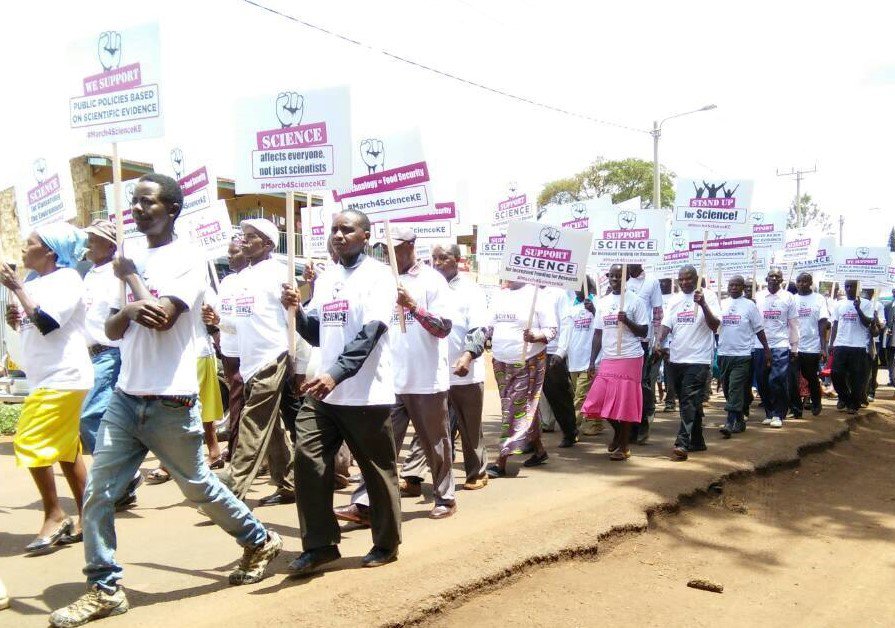 March for Science, Kenya, April 2017. Photo: March for Science/ Facebook