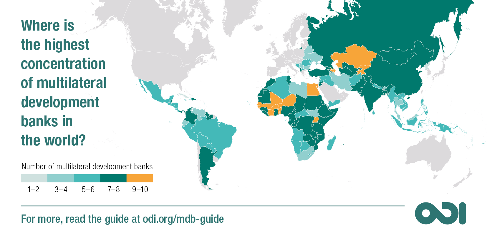 Where is the highest concentration of multilateral development banks in the world?
