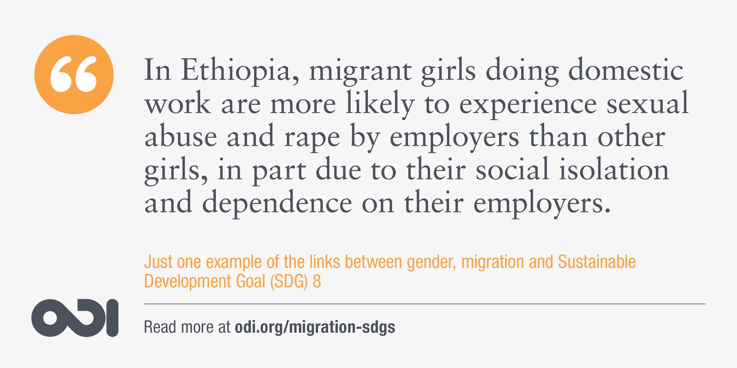 Women On The Move Migration Gender Equality And The 30 Agenda For Sustainable Development Odi Think Change